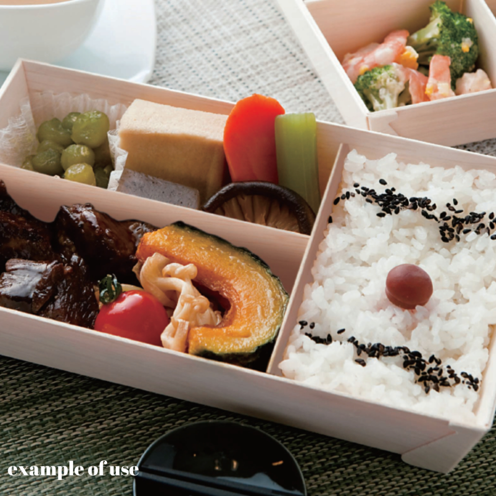 Japanpack / Wooden Bento Box / Bento Box Base Kayu Tutup Plastik / Lunch Box Kayu FA-415 / Food Grad