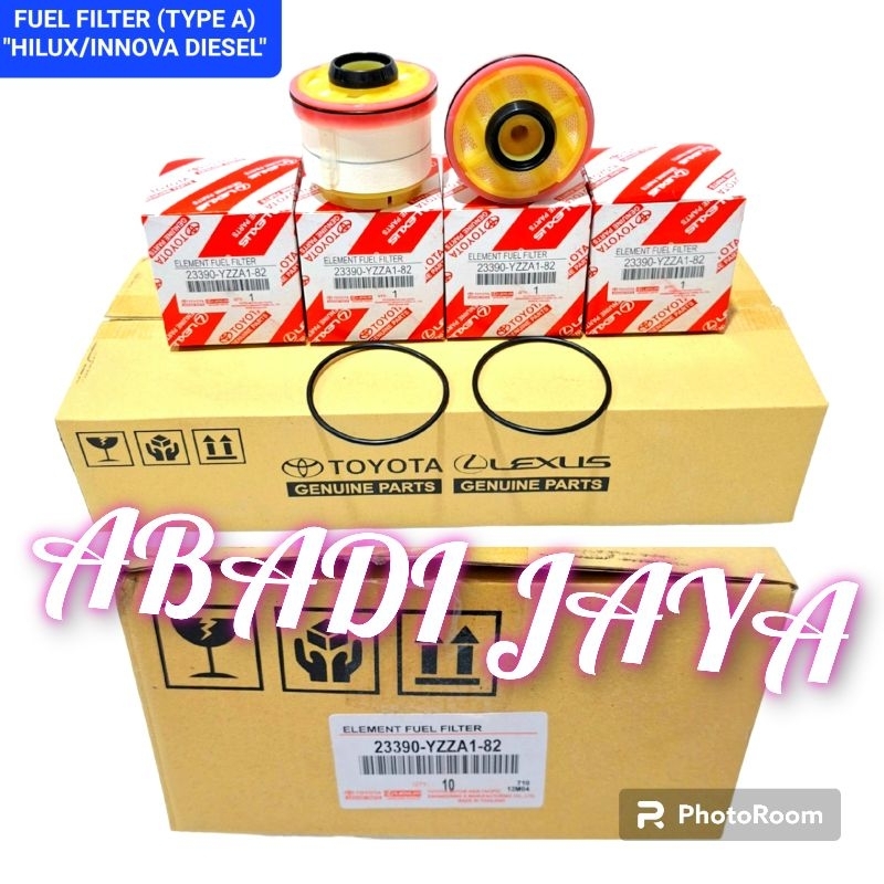 FUEL FILTER SOLAR TOYOTA INNOVA HILUX FORTUNER DIESEL ORI ASLI