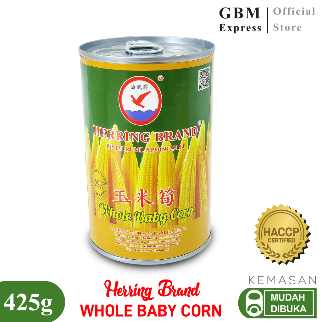 

Herring Brand Whole Baby Corn 400g