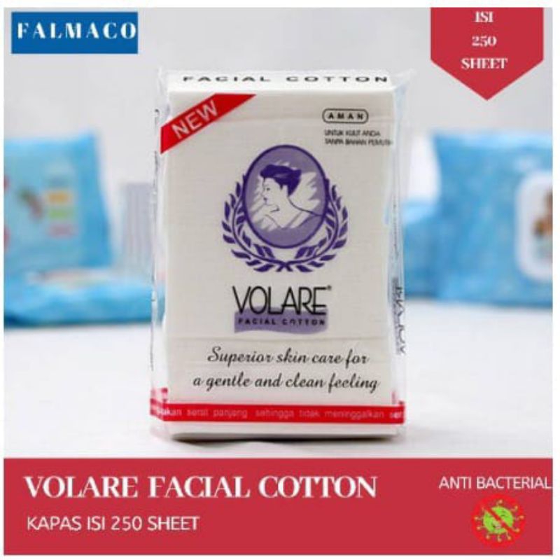 Kapas wajah Volare Facial Cotton