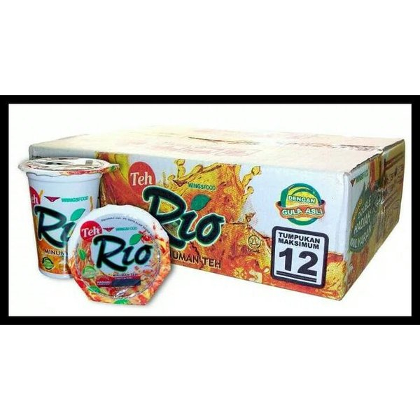 

Minuman Teh Rio Melati Gula Batu Dus isi 24 gelas