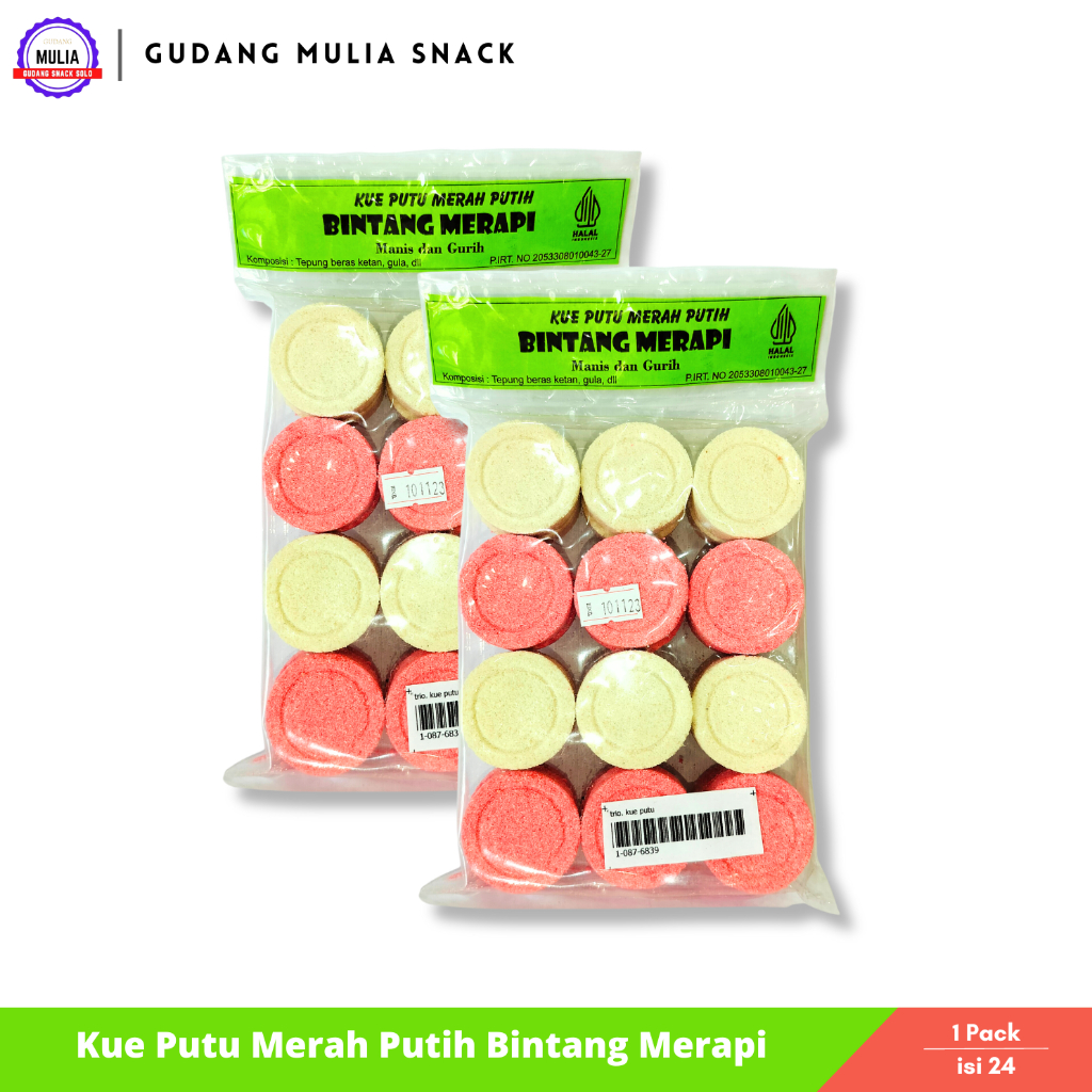 

Kue Putu Merah Putih Bintang Merapi