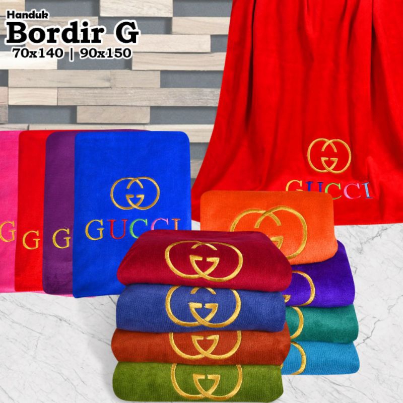 Handuk motif GUCCI