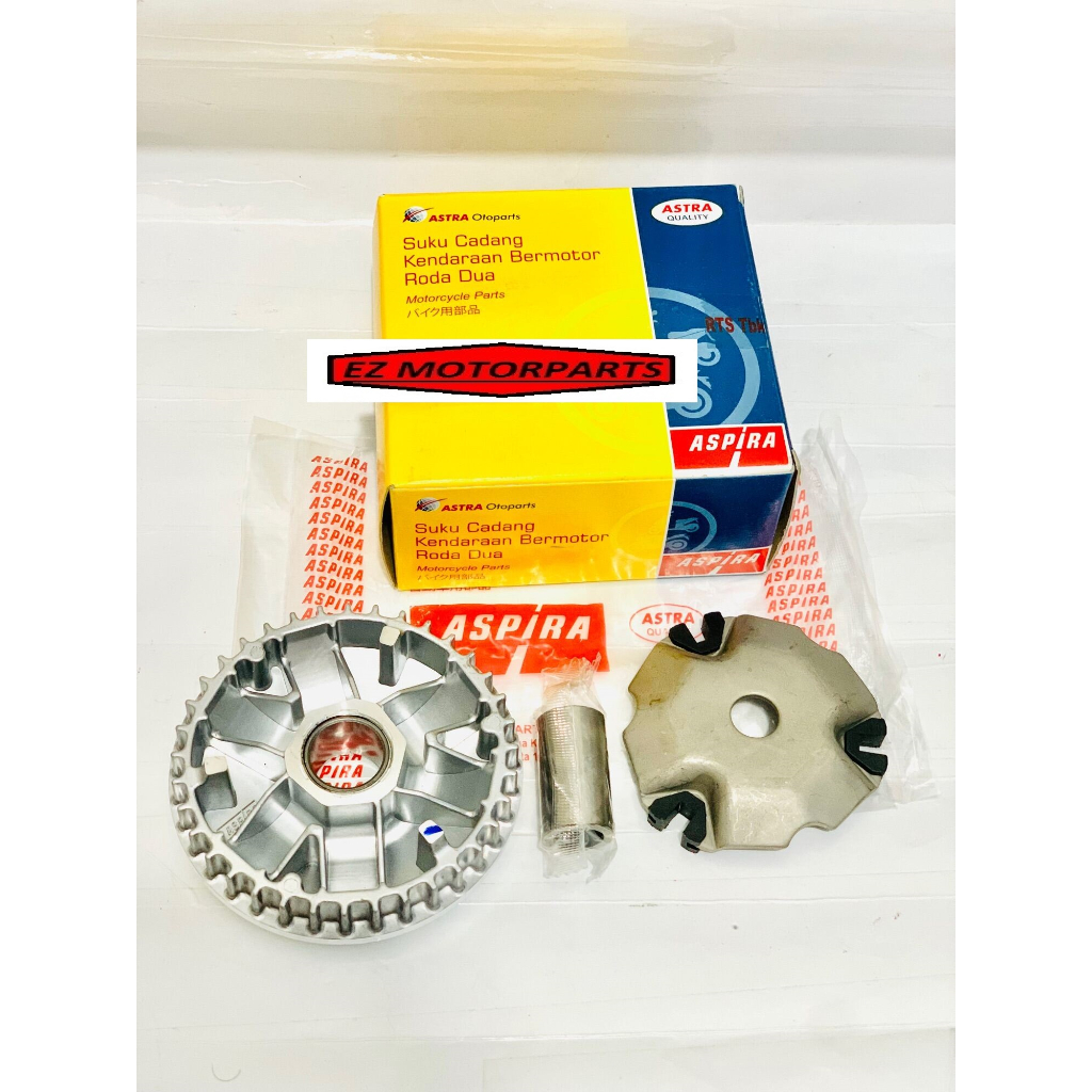 RUMAH ROLLER SET ASSY TANPA ROLLER MEREK ASPIRA MIO,MIO M3,MIO J,VARIO 125,N MAX