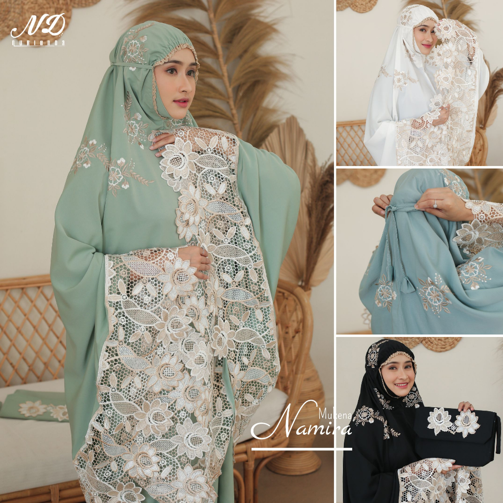 Mukena Dewasa Namira Mukena Cantik Mukena Bordir Mukena Premium Mukena Mewah