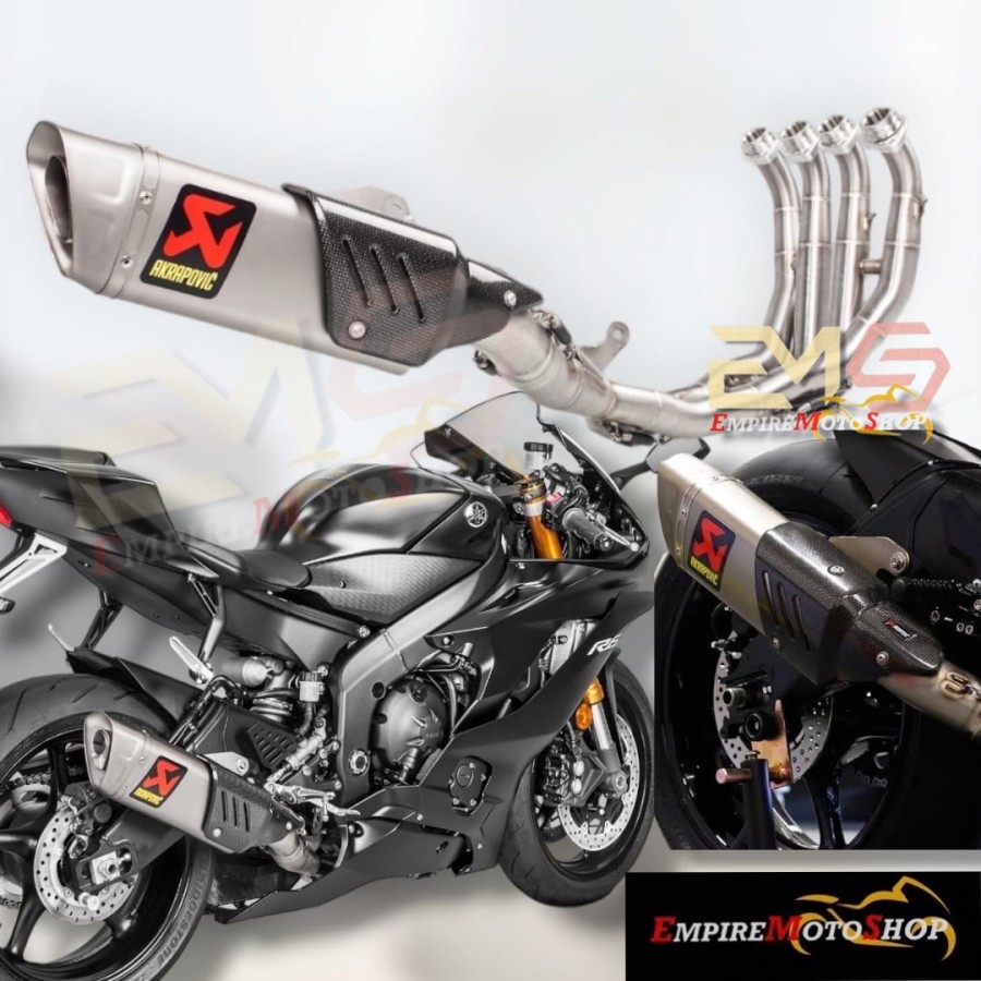 Knalpot Akrapovic R6 R 6YZF Yamaha Original Evolution Line Fullsystem