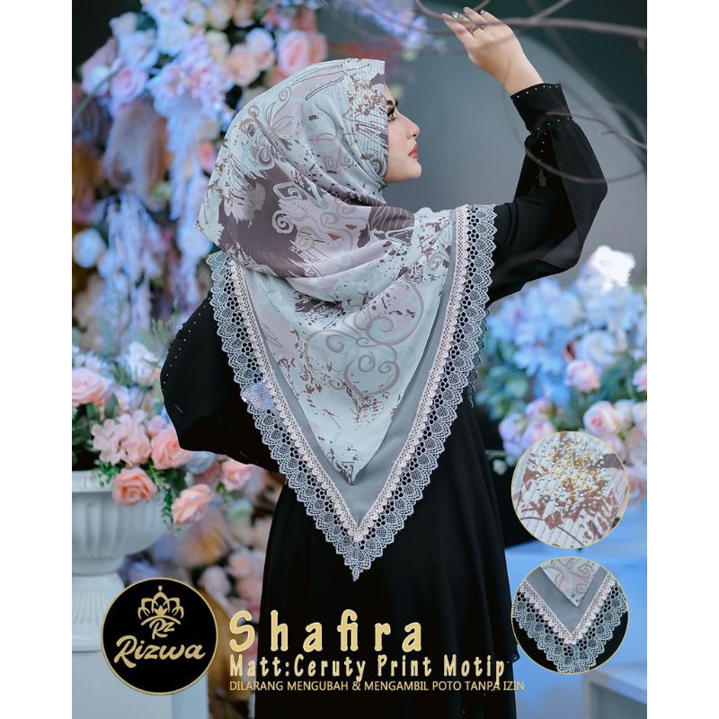 Shafira ayyuby Khimar Hoodie motif terbaru premium