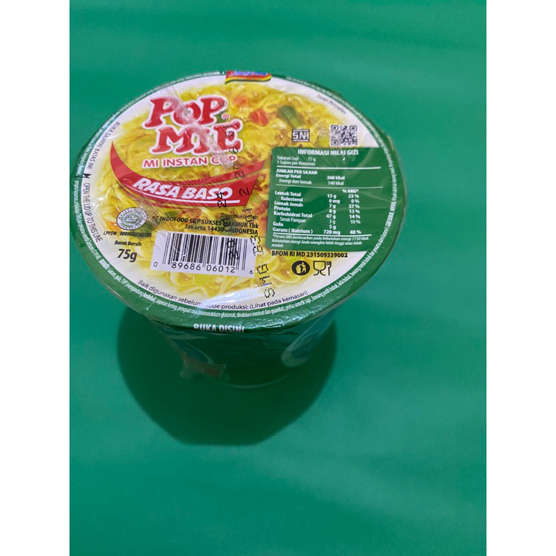 

POP MIE 75 GRAM KUAH GORENG RASA AYAM BASO BAWANG KARI SOTO INSTANT NOODLE MI INSTANT CUP POPMI POPMIE INSTAN MAKANAN RINGAN GROSIR CEMILAN ANAK GROSIR MURAH