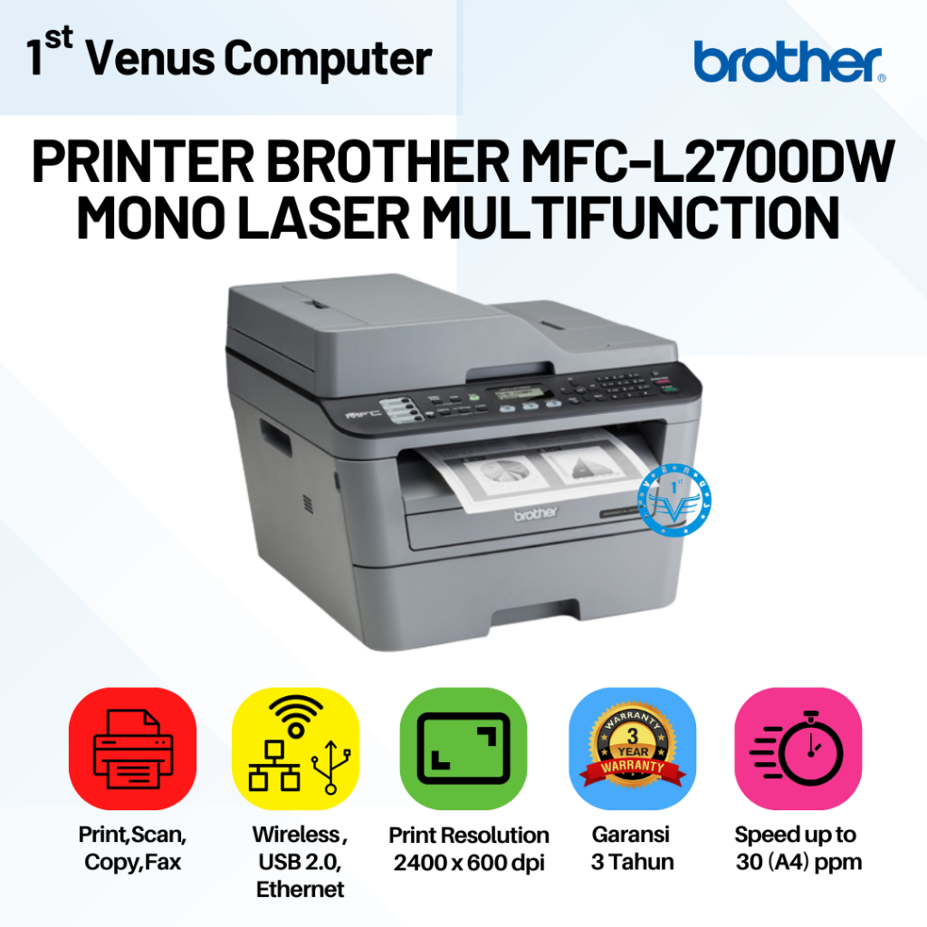 Printer Brother MFC-L2700DW Mono Laser Multifunction / MFC-L2700DW