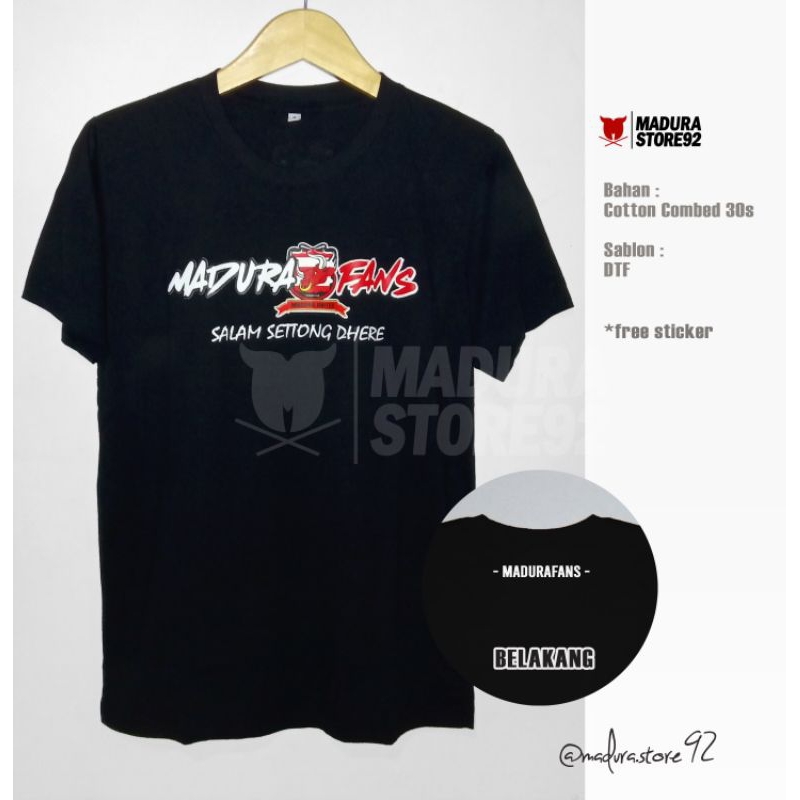 Kaos T-shirt Madura United fans kconk