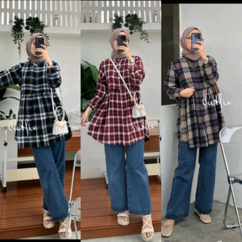 Adyra Flanel Batch 12 by Outfix