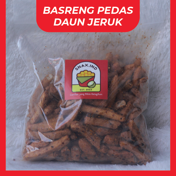 

Basreng Daun Jeruk Pedas 150 250 gram