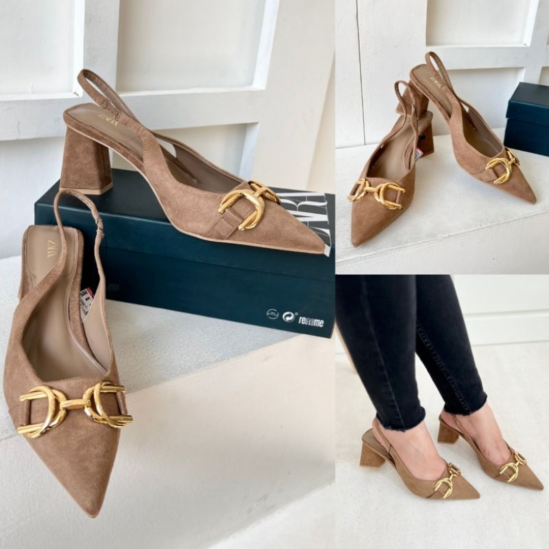 Zara Heels 7cm Selop S19680