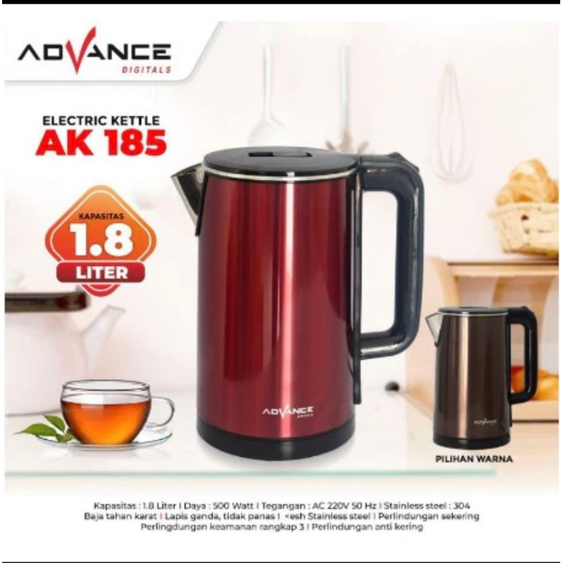 kettle listrik advance ak 185