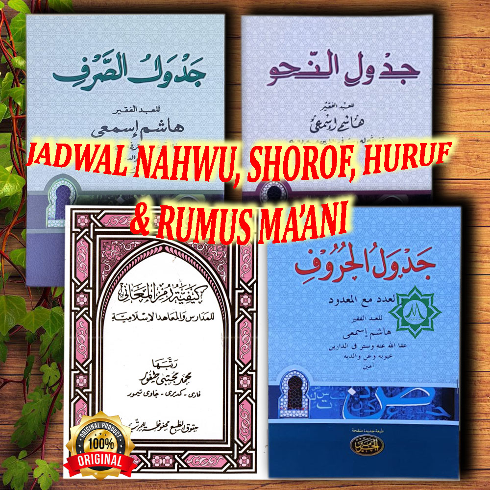 JADWAL NAHWU _ JADWAL SHOROF _ JADWAL HURUF _ RUMUS KAIFIYAH MAANI