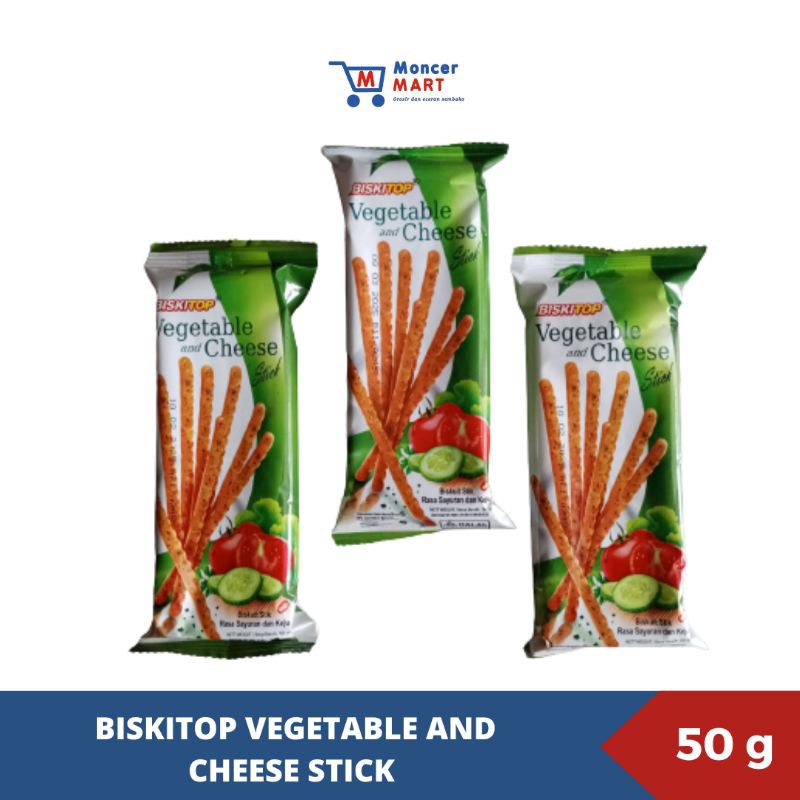 

BISKITOP - Vegetable and Cheese Stik | Biskuit Stik Rasa Sayuran dan Keju