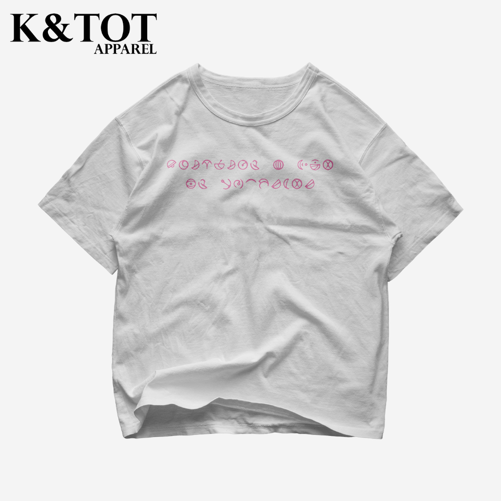 KNTOT - KAOS BAJU COLDPLAY X BTS MY UNIVERSE KPOP KOREAN KOREA BOYBAND TEE TEXT | TSHIRT OVERSIZE VI