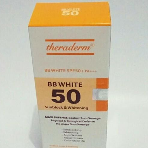 Theraderm Bb White Spf 50 Sunblock & Whitening Cream 40Gr