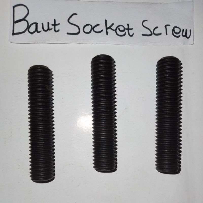 Baut Socket Screw (baut taman/kunci L) 12 × 55
