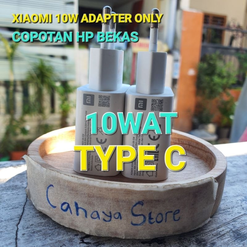 Charger XIAOMI 2A 10Wat Asli Box HP BAWAAN Redmi 10c 8 8APro 8A 9 Note 7 Note 8 Mi A1 Mi A2 Poco C40