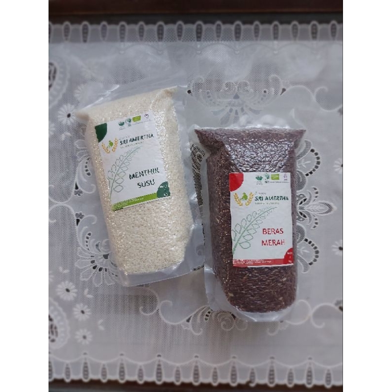 

BERAS SRI AMERTHA | BALINESE ORGANIC RICE - BERAS ORGANIK BALI PREMIUM HIGH QUALITY 1 KG