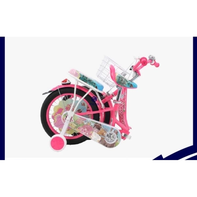 Sepeda Lipat Mini Evergreen Girl 16 inch Sepeda Lipat Keranjang