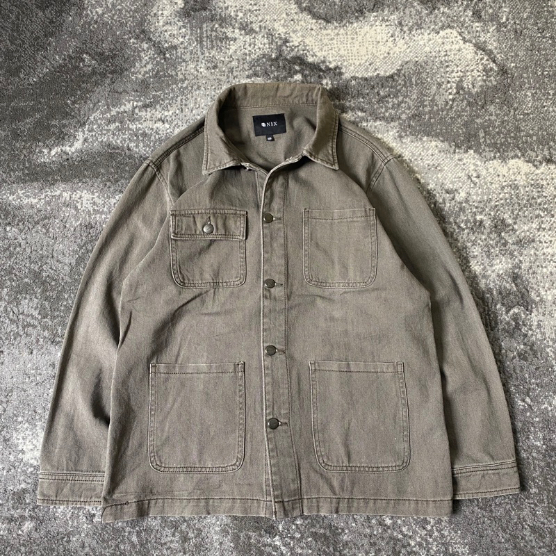 NIX Chore Jacket Olive Grey