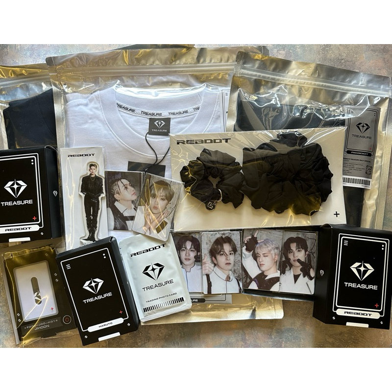 [SALE 70%] TREASURE REBOOT MERCH SEALED  TRADING PHOTO CARD BULK PACK ACRYLIC PHOTO CARD HOLDER ACRY