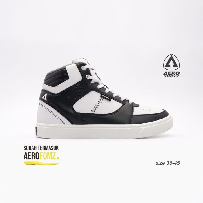 AEROSTREET HOOPS / SHINCHAN VOL 2 / HOOPS HIGH HITAM PUTIH  PUTIH / HIJAU / ARMY GUM / LE MINERALE /