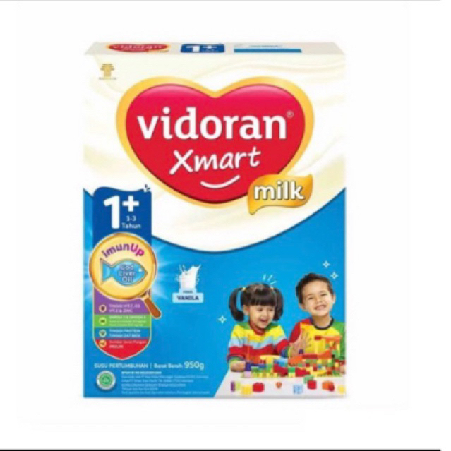 VIDORAN XMART 1+madu/vanilla 925gr
