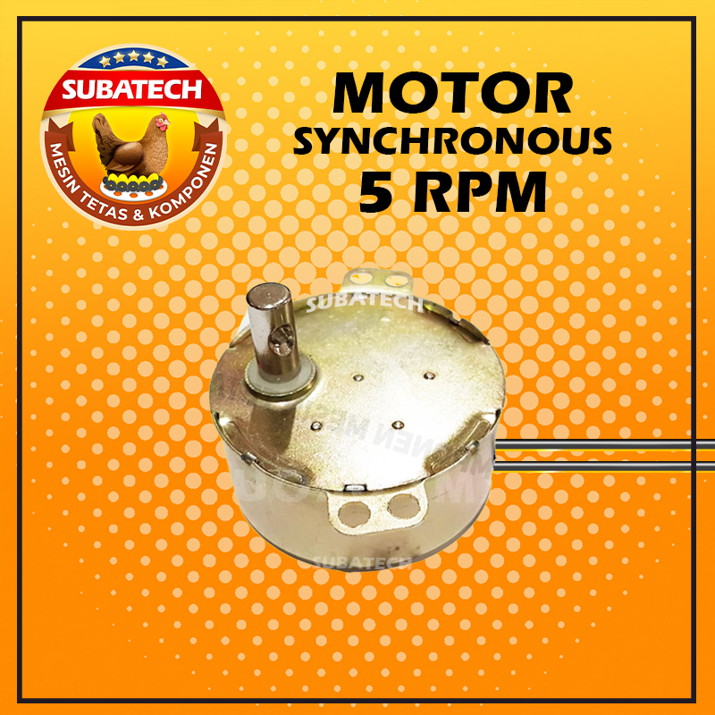 Dinamo Mesin Tetas AC Motor Synchronous 5RPM