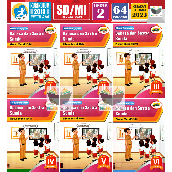 LKS Bahasa Sunda SD/MI Kelas 1-6 Semester 2 & 1 CV Arya Duta