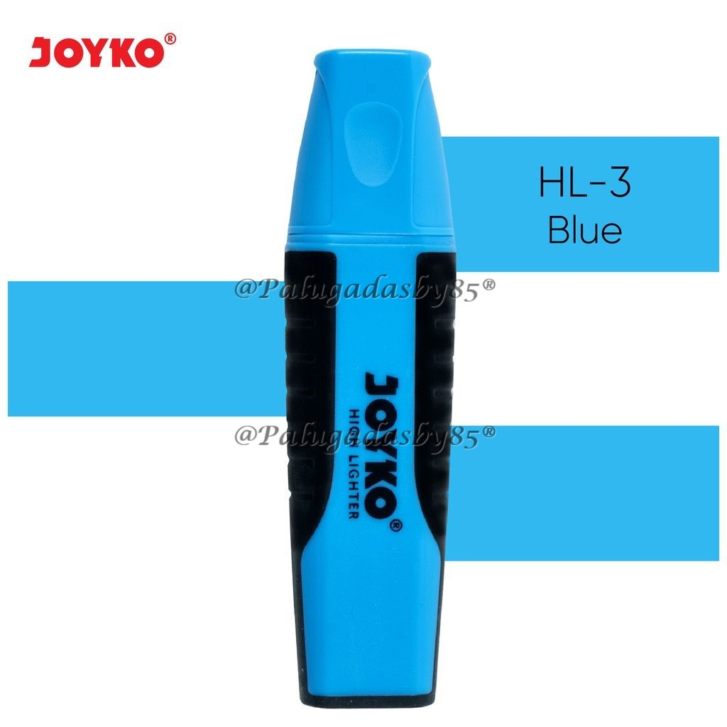 

(1 Biji) GROSIR Highlighter JOYKO HL-3 Blue / Joyko Highlighter Penanda Berwarna HL-3 Blue / Joyko HL-1 ~ HL-5