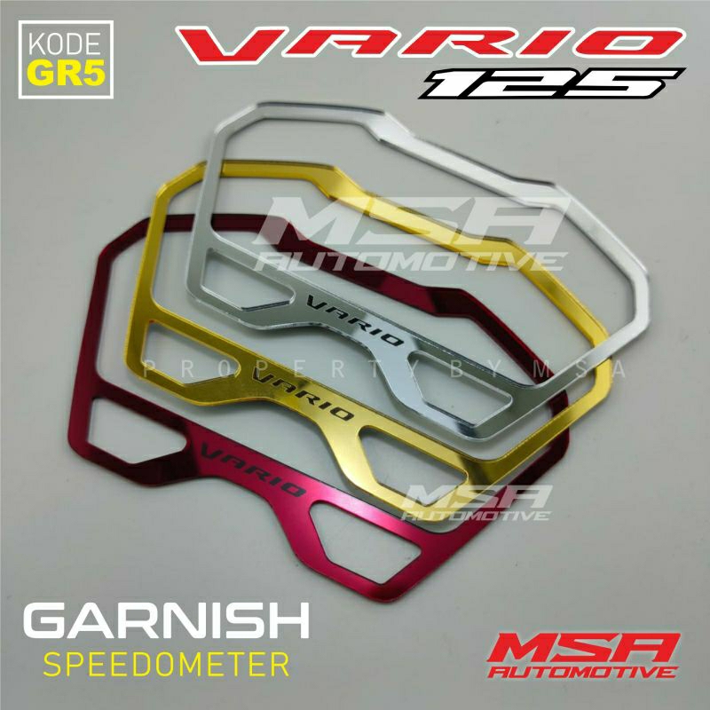 GARNISH SPEEDOMETER ALL NEW VARIO 125 / 150  TAHUN 2019 / 2023