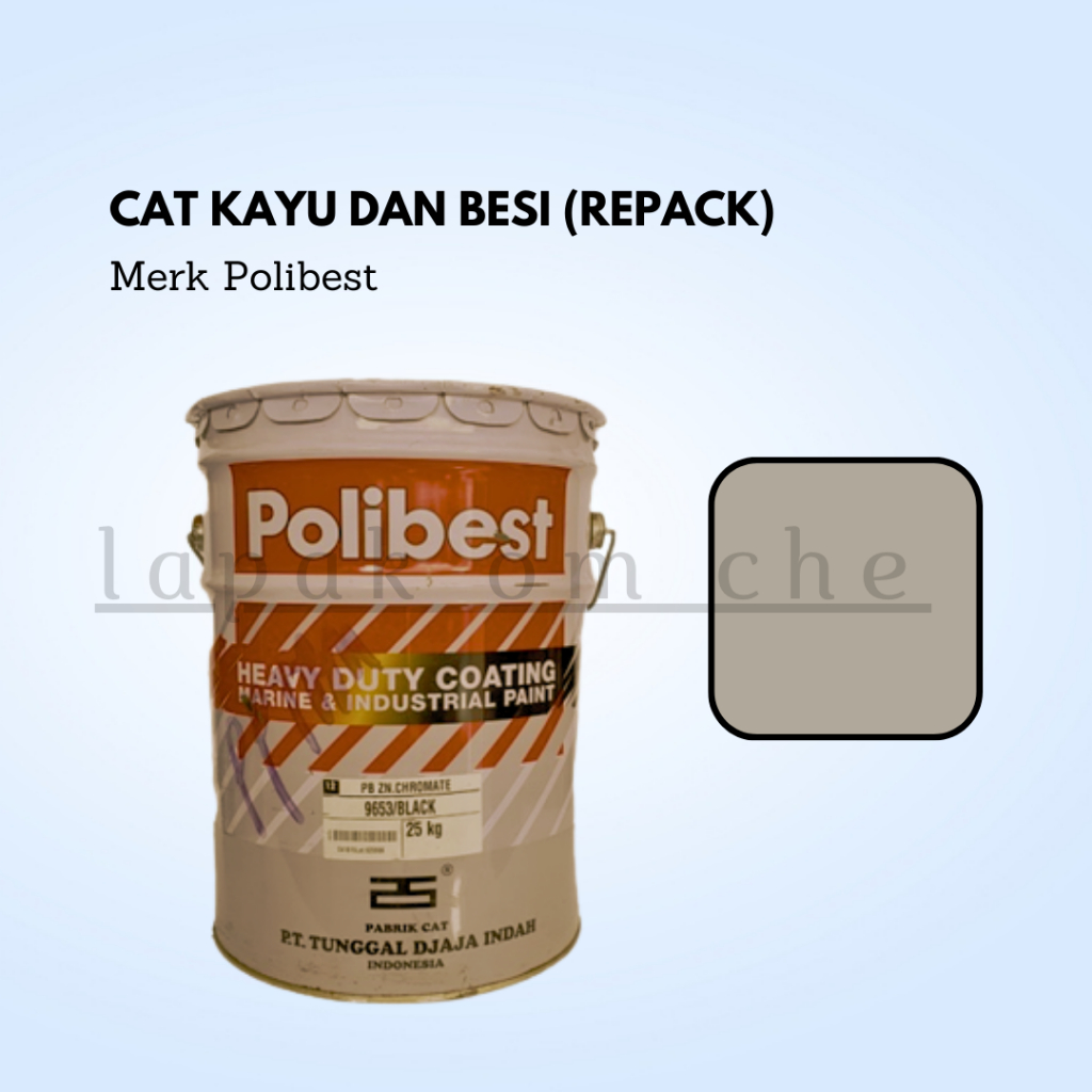 Termurah Cat Duco Kayu dan Besi Repack Kemasan 500gr/1kg/4kg Merk Polibest