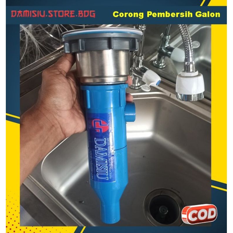 Corong Pembilas Galon Damisiu Stainless untuk Depot air Minum isi ulang