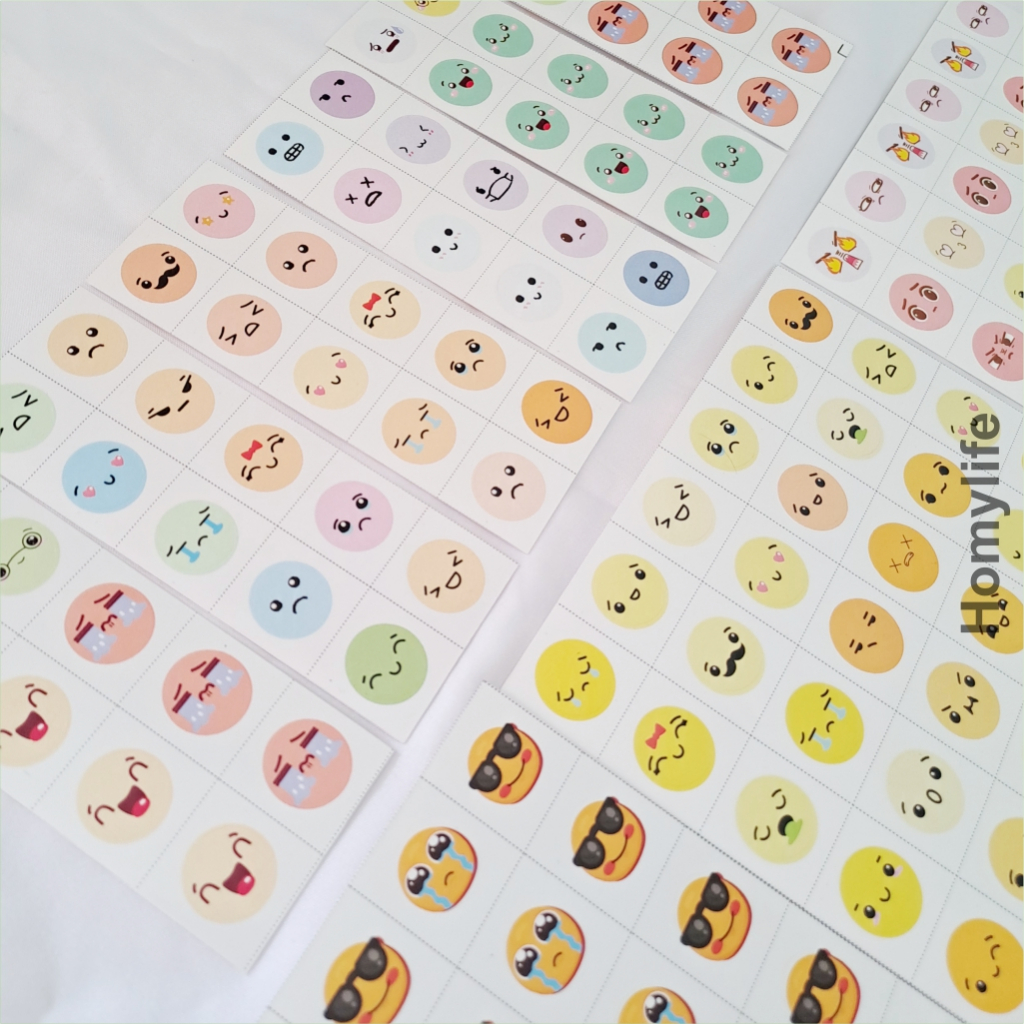 

Stiker EMOJI Smiley Lucu STICKEY NOTES Emoticon 1 set isi 36