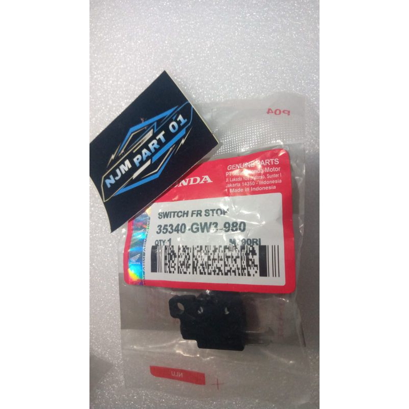 Switch rem depan Honda beat Vario old Supra x 125 GW3