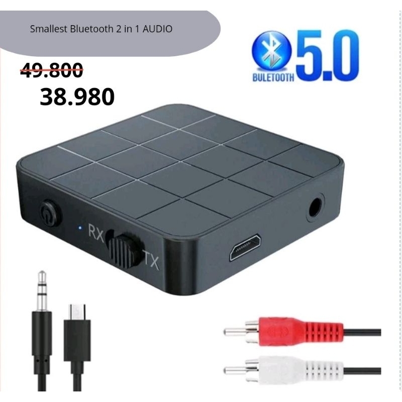 COD 2 in 1 Audio Bluetooth 5.0 Transmitter &amp; Receiver 3.5mm - KN321