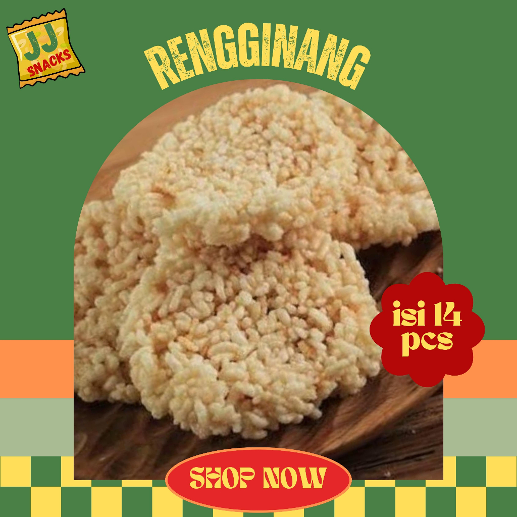 

JJ Snack Rengginang isi 14 pcs