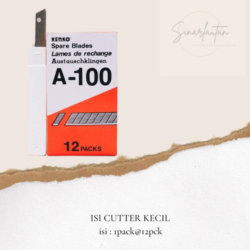 

ISI CUTTER A-100 KENKO / ISI CUTTER KECIL