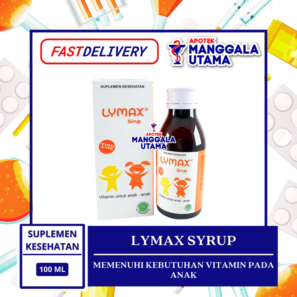 LYMAX SYRUP 100 ML SUPLEMEN KESEHATAN ANAK