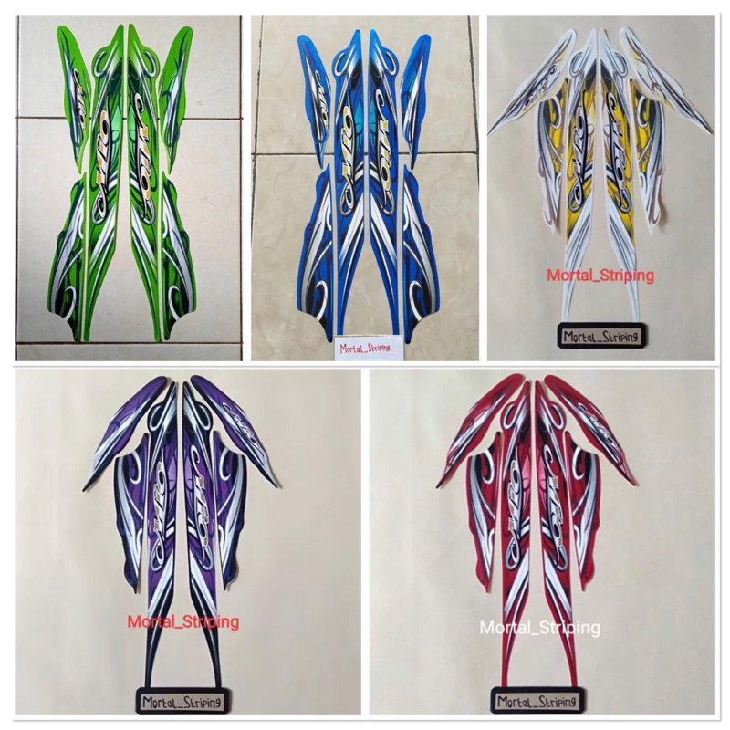 STRIPING MIO SMILE 2010 2011 STIKER STRIPING YAMAHA MIO SMILE