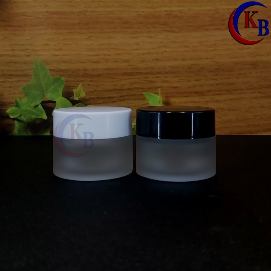 POT JAR KACA 15 GR ROUND / POT COSMETIK CREAM 15GR