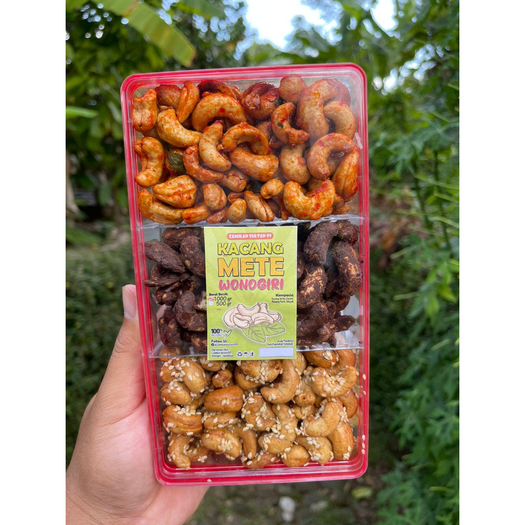 

Kacang Mete Mix 3 Varian Rasa