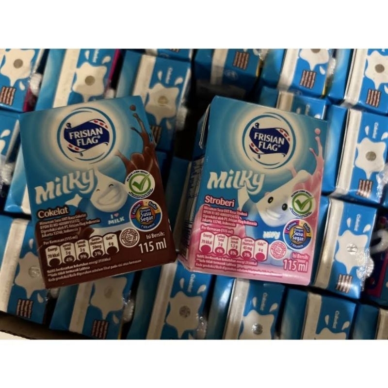 

(3PCS) SUSU FRISIAN FLAG UHT MILKY 115ML