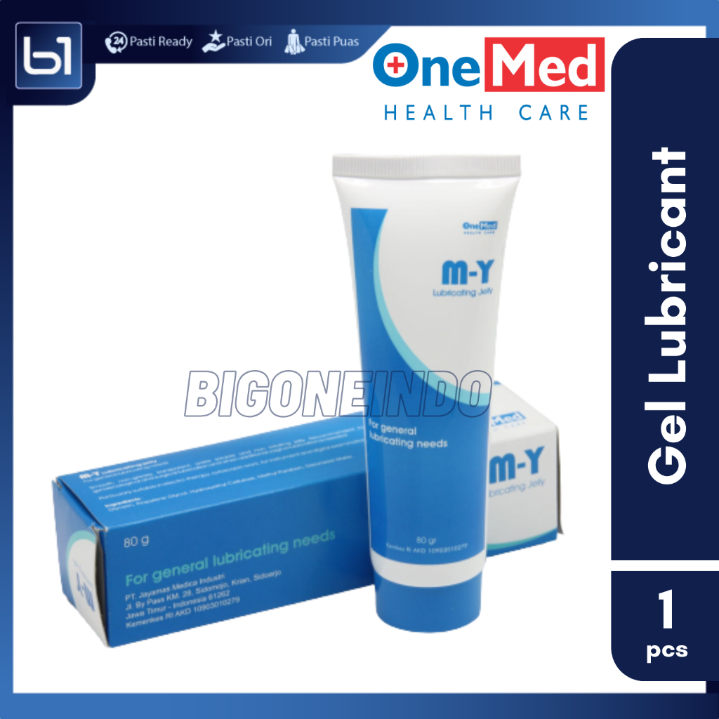 MY Jelly Gel Lubricant Tube 80gr OneMed, Cairan Lubrikasi Jel 80 gram