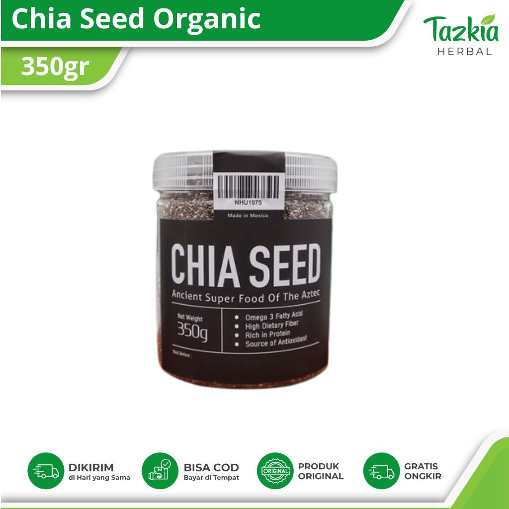 

Chia Seed Organic Biji Selasih Chia Sead Original 350gr