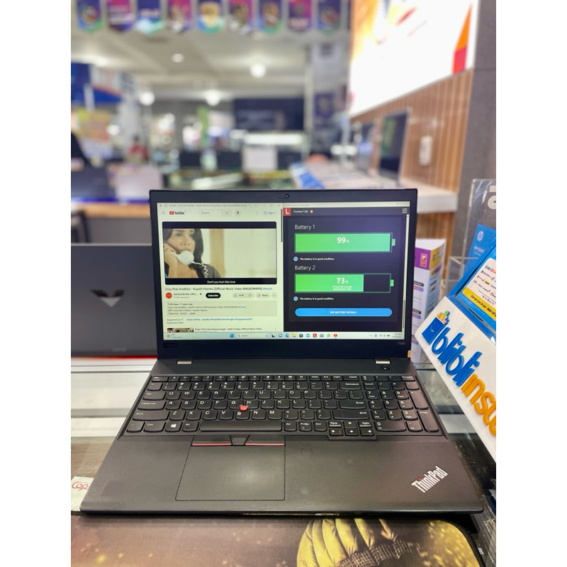 Laptop Second  Lenovo Thinkpad T580 Core i5 Gen 8 ram 16 ssd 512GB