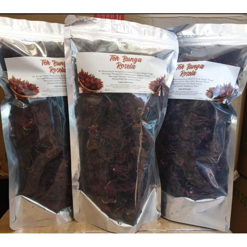 

Bunga rosela merah kering curah 100 gr